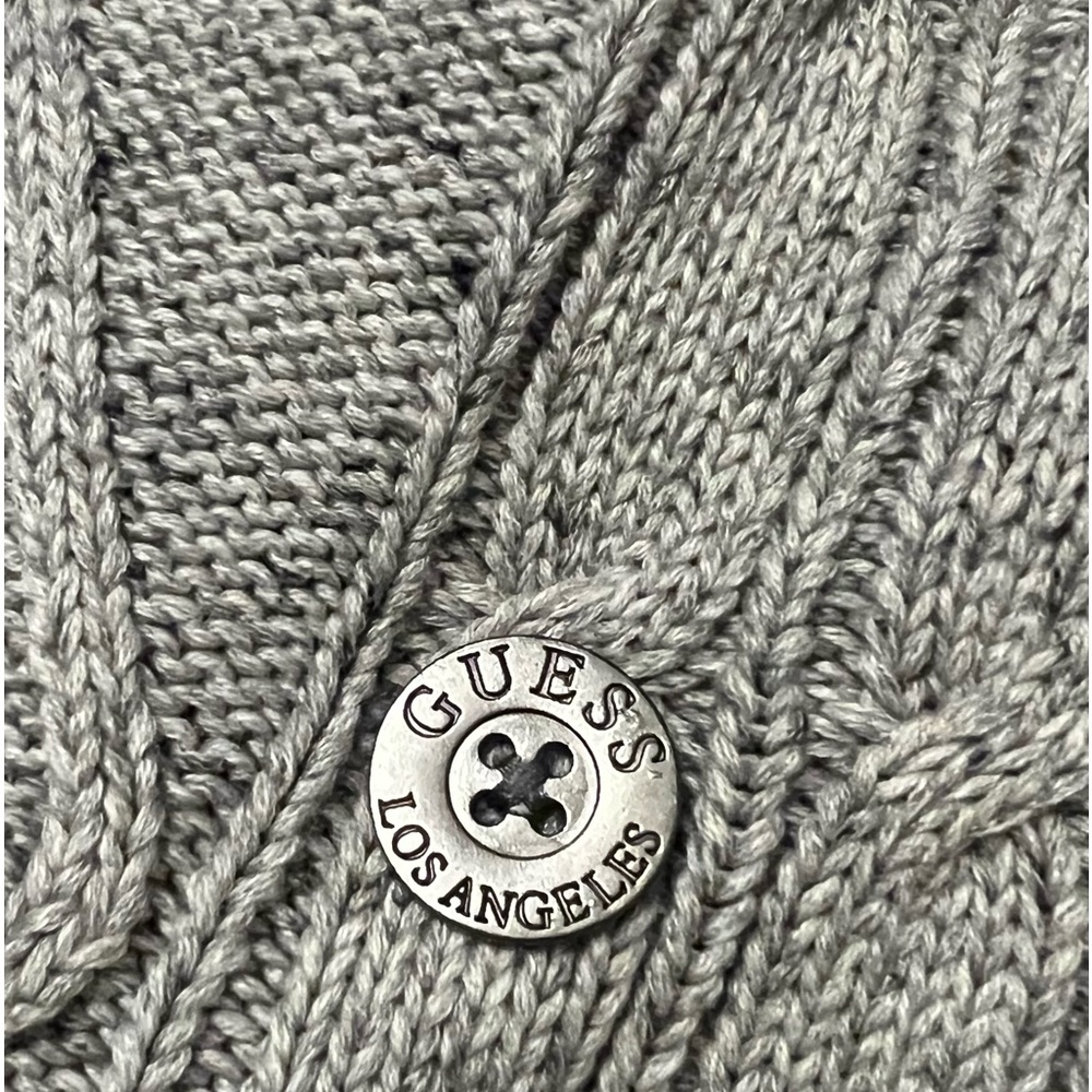 Vintage GUESS Double breasted cable sweater - Picture 10 of 15